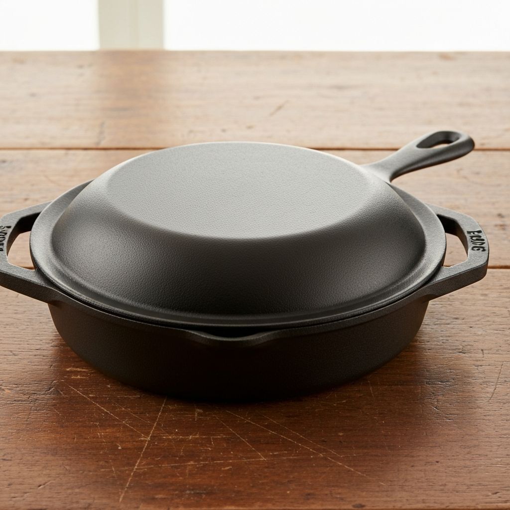 Lodge 8 inch cast iron skillet for single servings