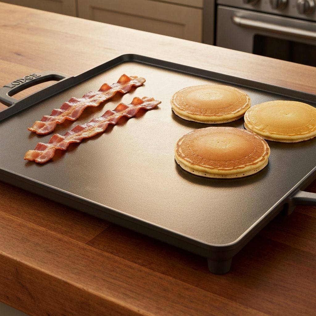 Lodge reversible grill griddle